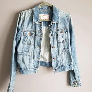 Abercrombie & Fitch Blue Faded Jean Jacket